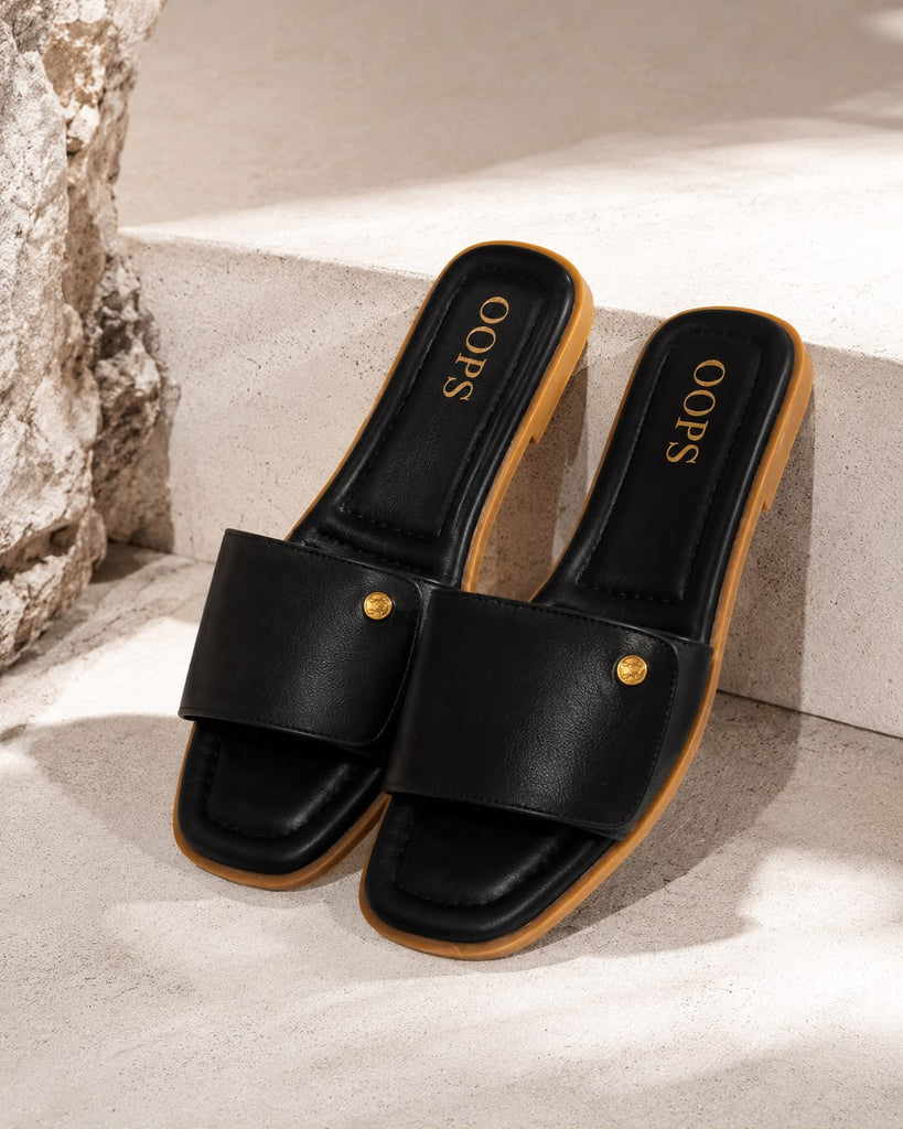 Ženske papuče - L26028-BLK