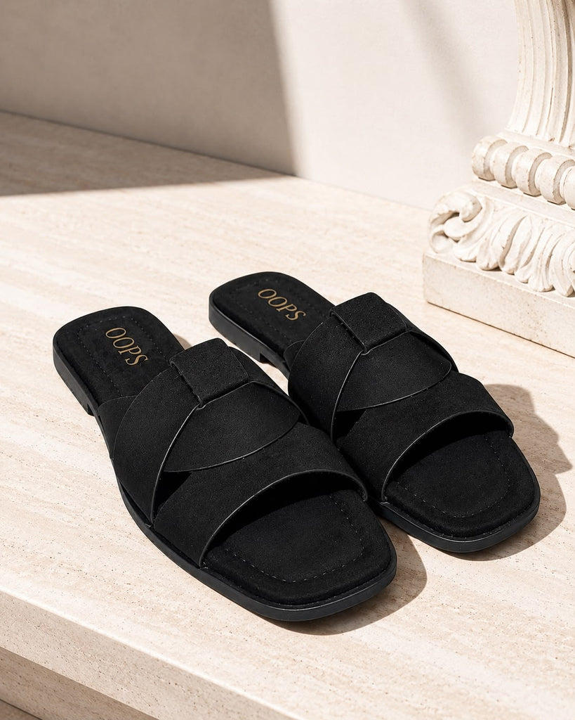 Ženske papuče - L26029-BLK