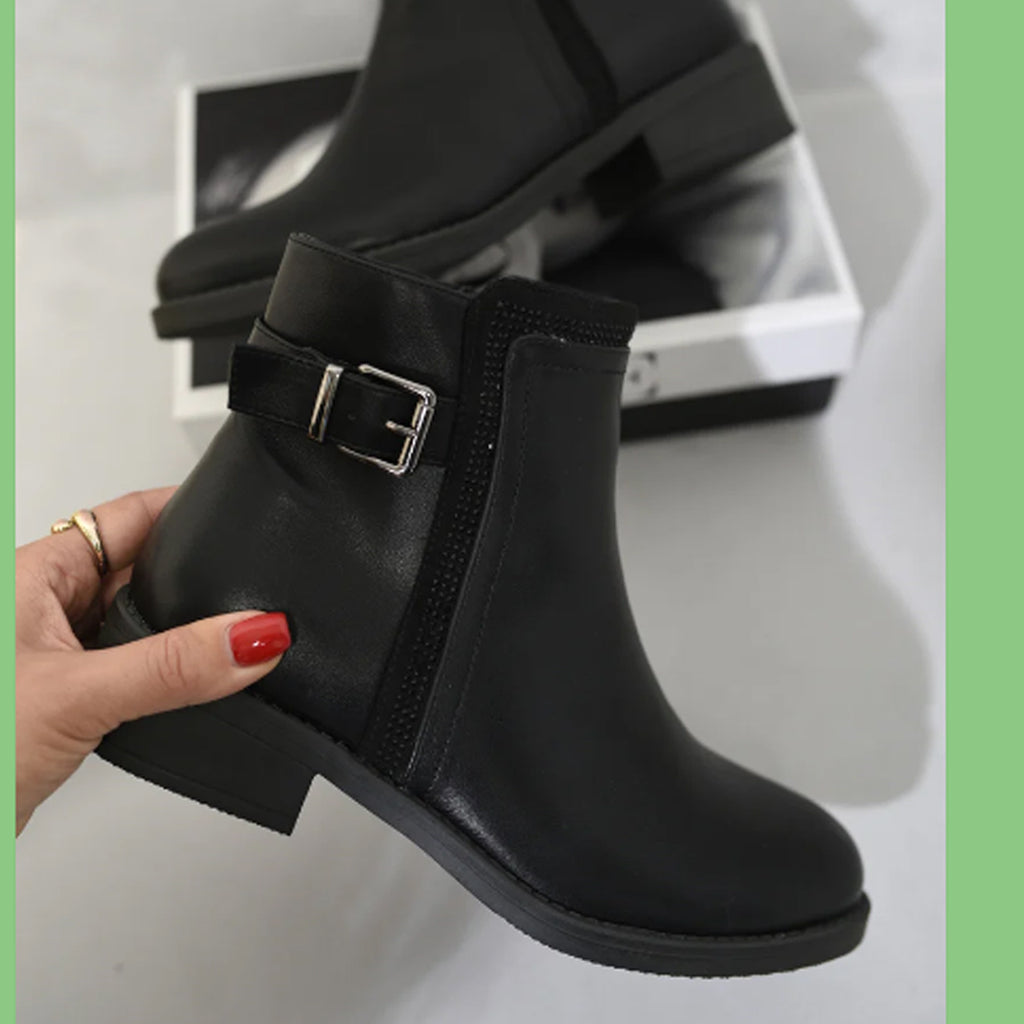 Ženske poluduboke cipele -H8-531A-2-BLK