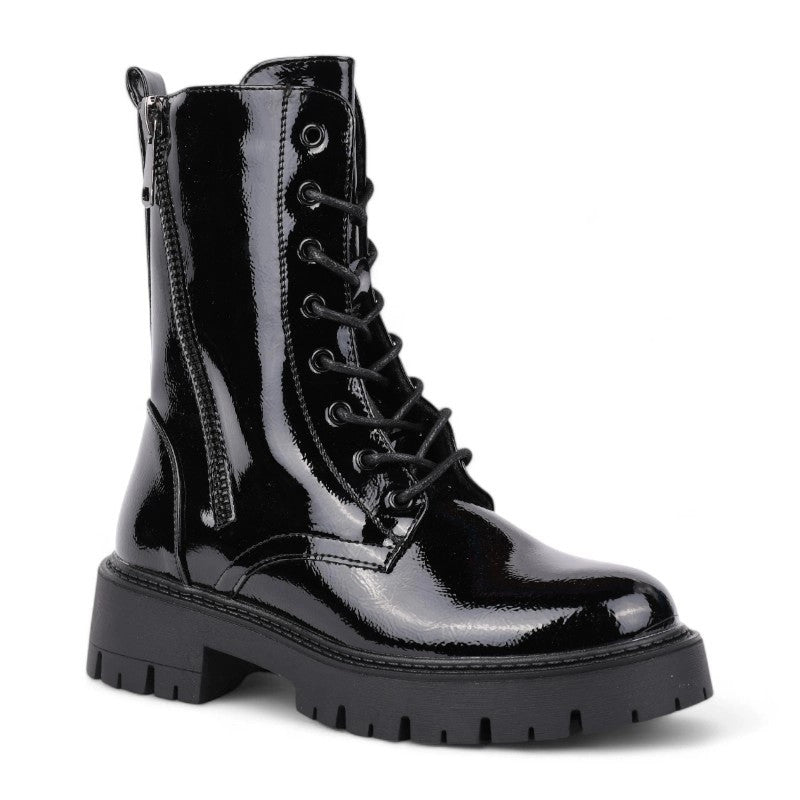 Ženske poluduboke cipele - HBL-120-BLK-LAK
