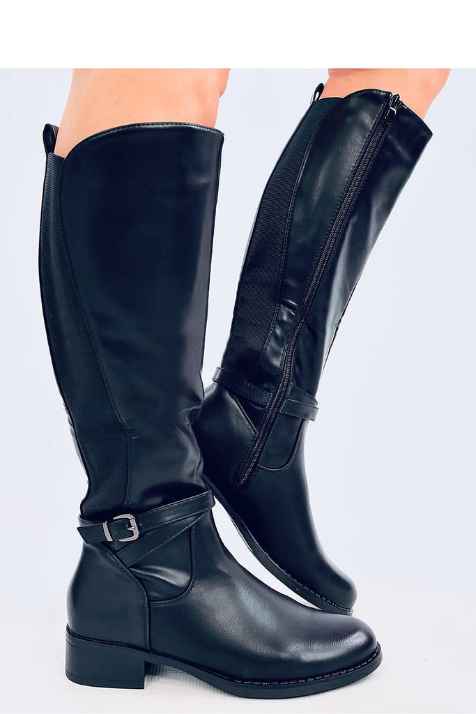 Ženske čizme - HBL-125-BLK-PU