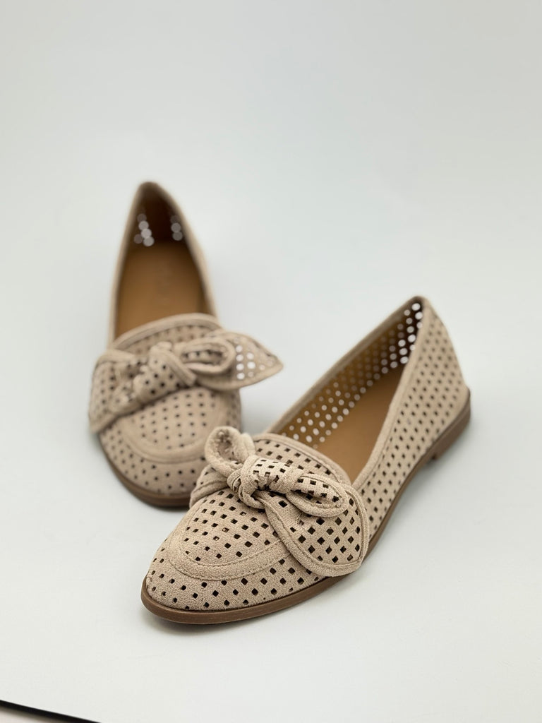 Ženske mokasine - L080125-1-BEI